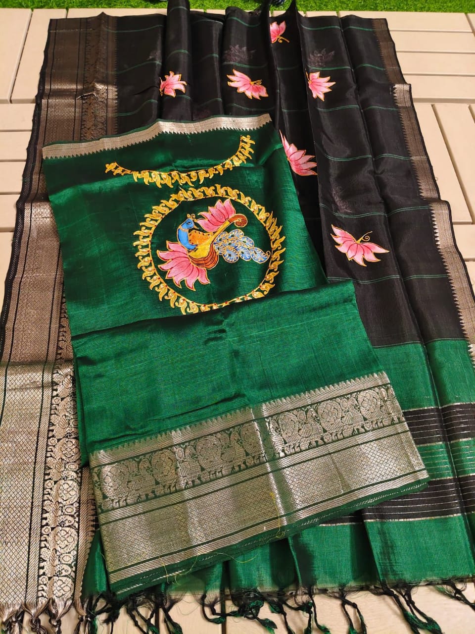 Mangalagiri pattu by cotton dress material