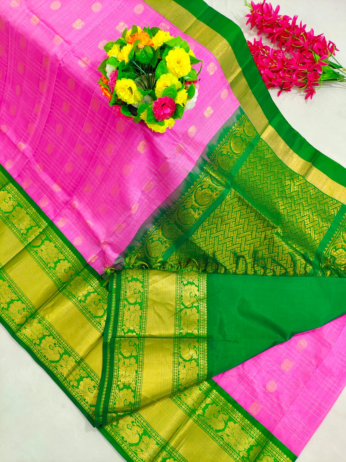 Kuppadam Pattu Kanchi Border Saree