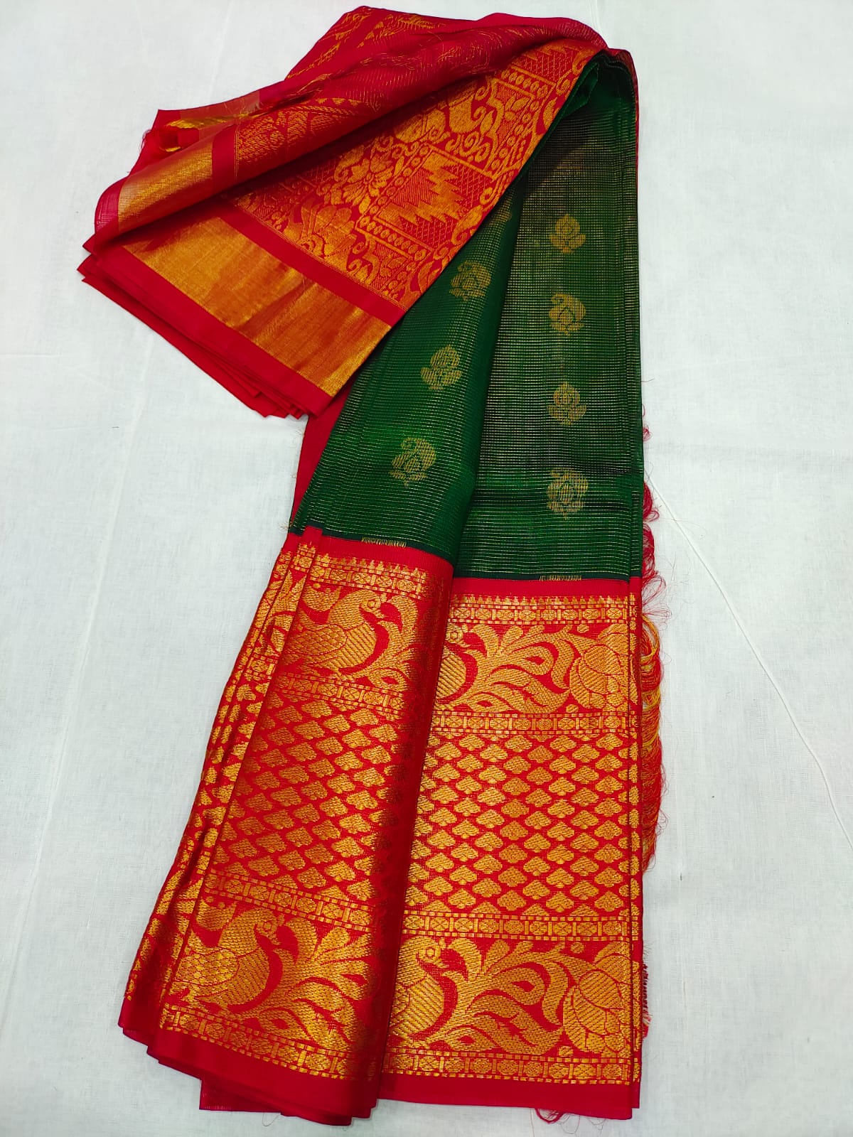 Kuppadam pattu kanchi border saree