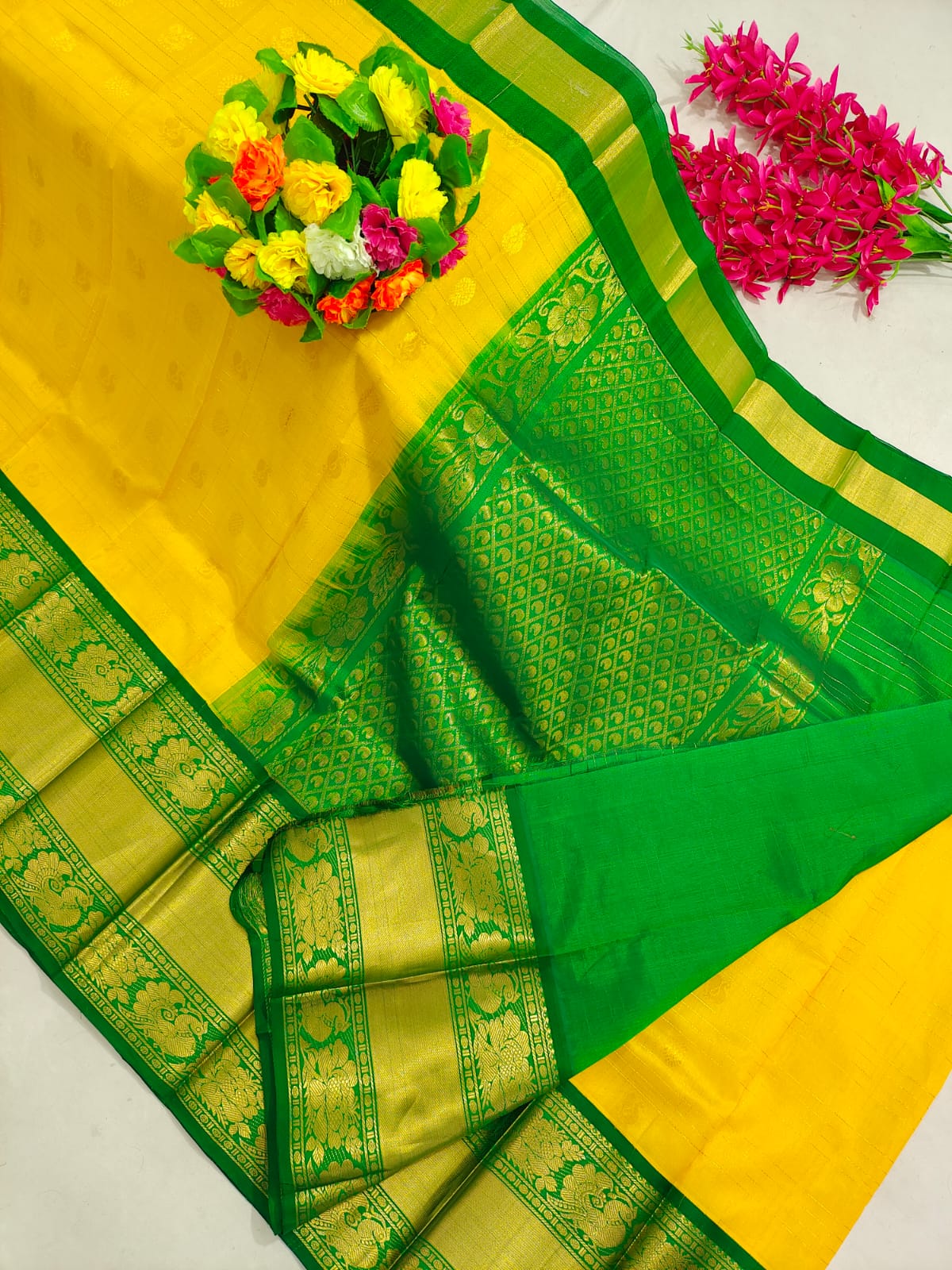 Kuppadam Pattu Kanchi Border Saree