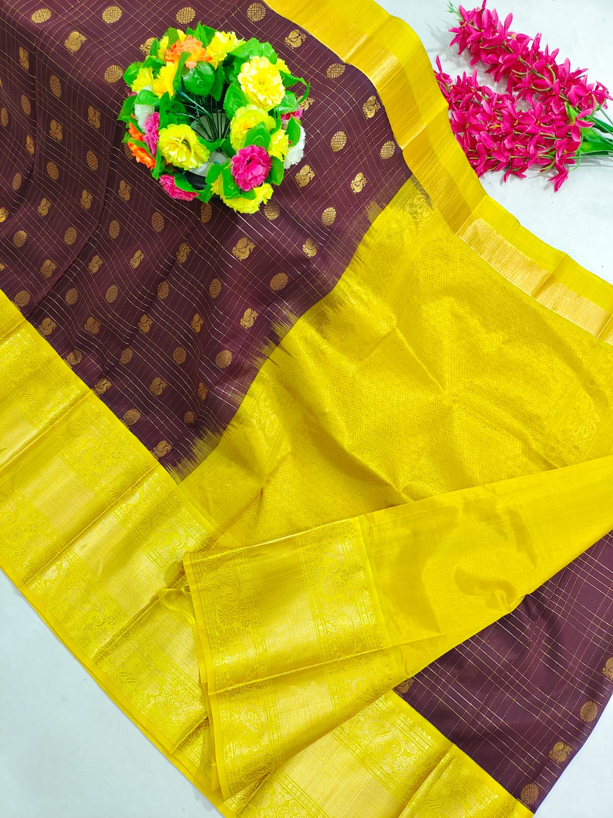 Kuppadam Pattu Kanchi Border Saree