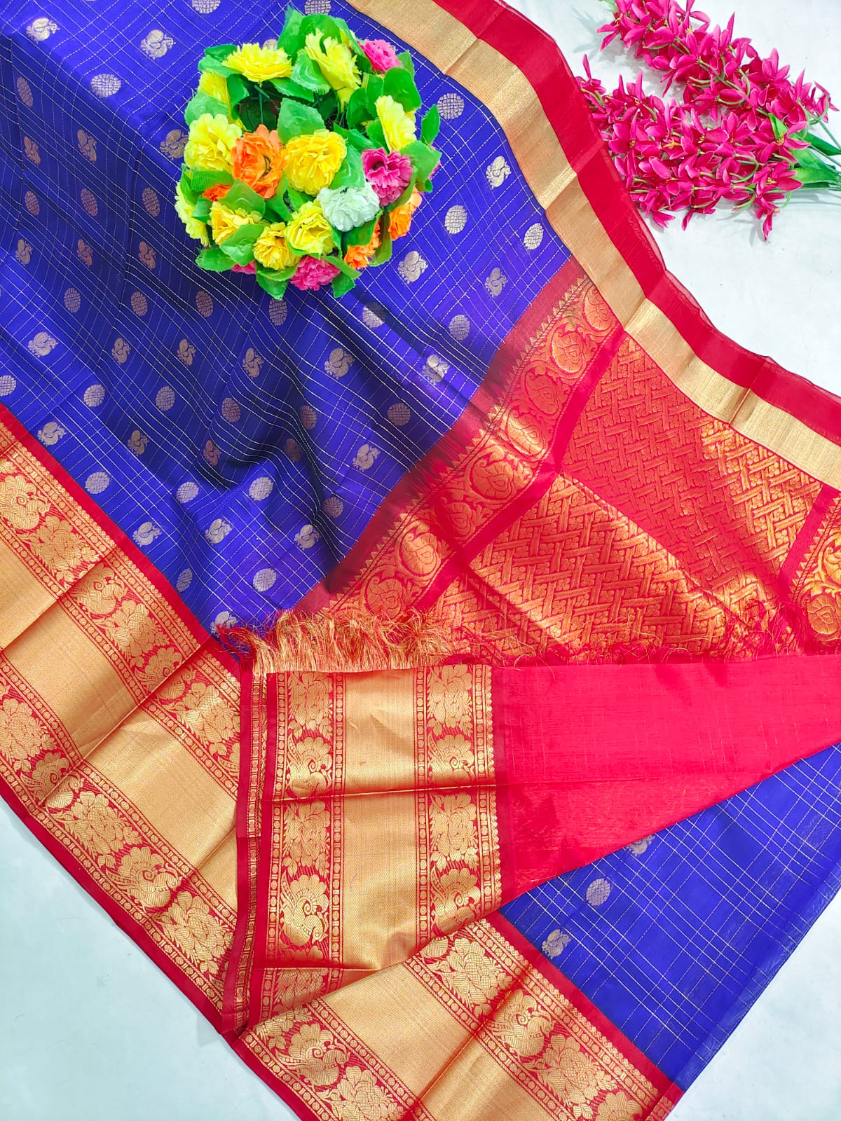 Kuppadam Pattu Kanchi Border Saree