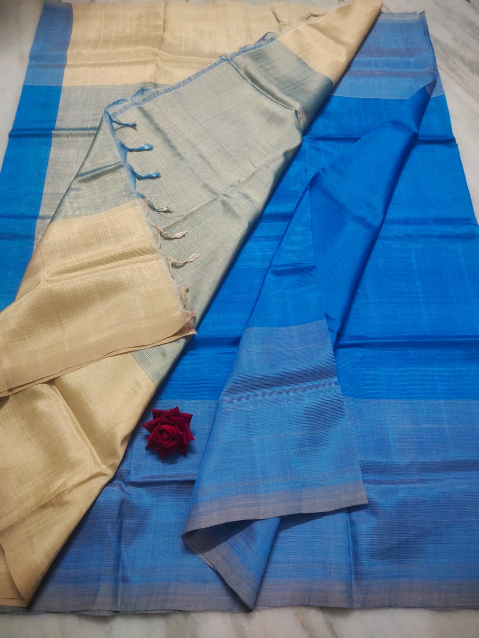 Mangalagiri pattu by cotton plain saree