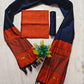 Mangalagiri pattu pochampalli border dress material set