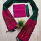 Mangalagiri pattu pochampalli border dress material set