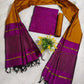Mangalagiri pattu pochampalli border dress material set