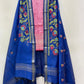 Embroidery Work Handloom Mangalagiri Dress Material