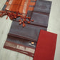 Mangalagiri Pure Handloom Pattu by Cotton Dress Material