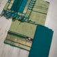 Mangalagiri Pure Handloom Pattu by Cotton Dress Material
