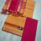 Mangalagiri Pure Handloom Pattu by Cotton Dress Material