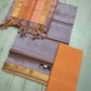 Mangalagiri Pure Handloom Pattu by Cotton Dress Material
