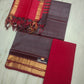 Mangalagiri Pure Handloom Pattu by Cotton Dress Material