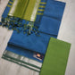 Mangalagiri Pure Handloom Pattu by Cotton Dress Material