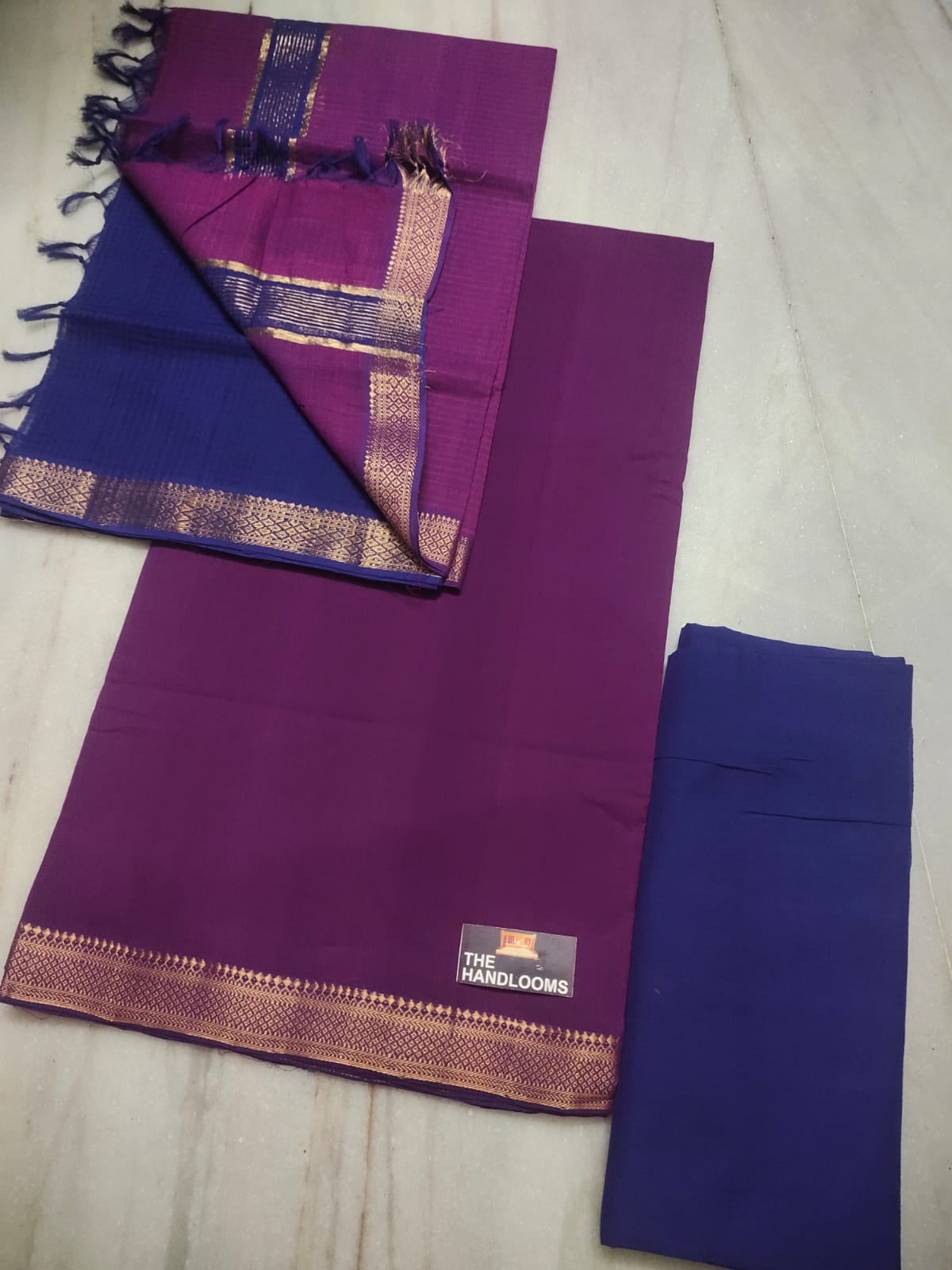 Mangalagiri pure handloom cotton by cotton dress material