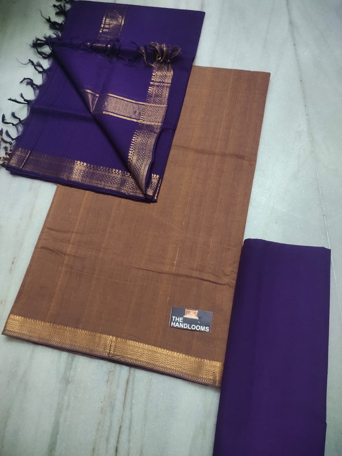 Mangalagiri pure handloom cotton by cotton dress material
