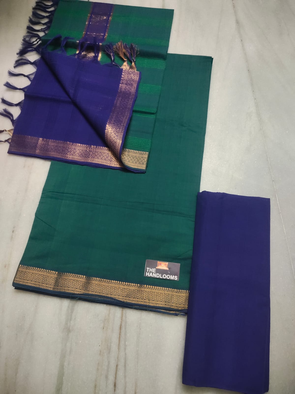 Mangalagiri pure handloom cotton by cotton dress material
