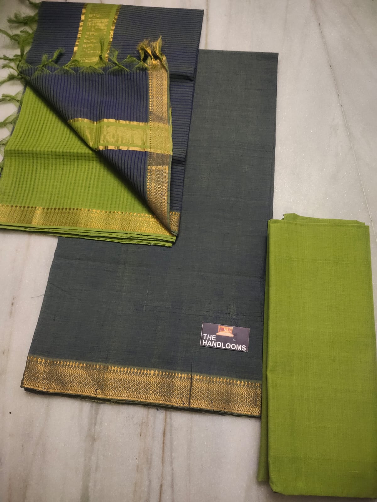 Mangalagiri pure handloom cotton by cotton dress material