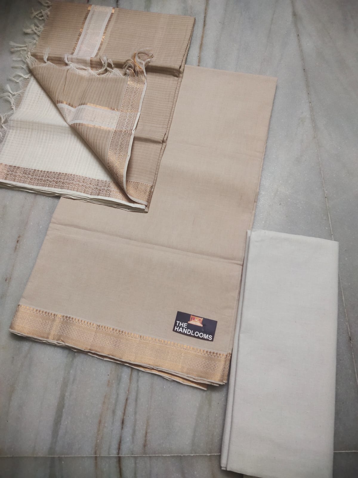 Mangalagiri pure handloom cotton by cotton dress material