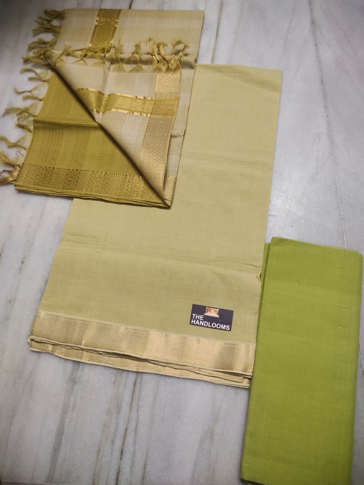 Mangalagiri pure handloom cotton by cotton dress material