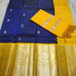 Mangalagiri Pure Handloom Orginal Kuppatam Pattu Silk Cotton Lehenga Material