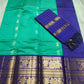 Mangalagiri Pure Handloom Orginal Kuppatam Pattu Silk Cotton Lehenga Material