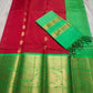 Mangalagiri Pure Handloom Orginal Kuppatam Pattu Silk Cotton Lehenga Material