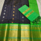 Mangalagiri Pure Handloom Orginal Kuppatam Pattu Silk Cotton Lehenga Material