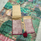 Mangalagiri Pure Handloom Orginal Pattu by Cotton Lehenga Material