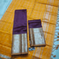 Mangalagiri Pure Handloom Pattu by Cotton Lehenga Material
