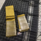 Mangalagiri Pure Handloom Pattu by Cotton Lehenga Material