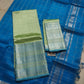 Mangalagiri Pure Handloom Pattu by Cotton Lehenga Material