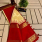Mangalagiri pure kuppadam pattu rich border and rich pallu work saree