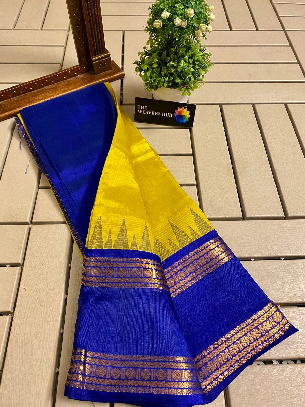 Mangalagiri pure kuppadam pattu rich border and rich pallu work saree