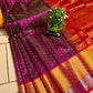 Mangalagiri pure kuppatam pattu kanchi border butta work saree