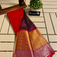 Mangalagiri pure kuppatam pattu kanchi border butta work saree