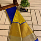 Mangalagiri pure kuppatam pattu kanchi border butta work saree
