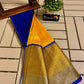 Mangalagiri pure kuppatam pattu kanchi border butta work saree