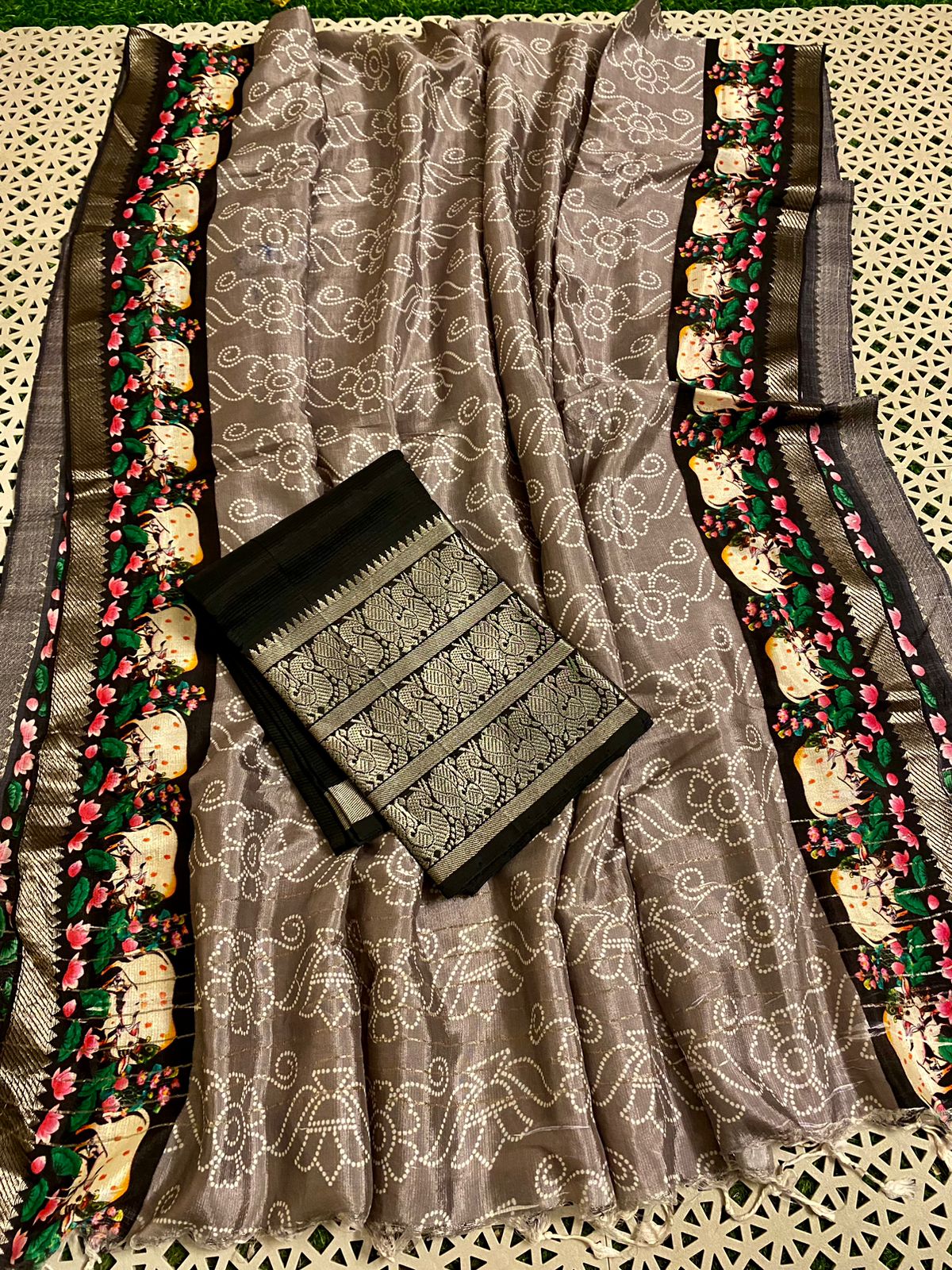 Mangalagiri pure pattu by cotton pen digital printed dress material