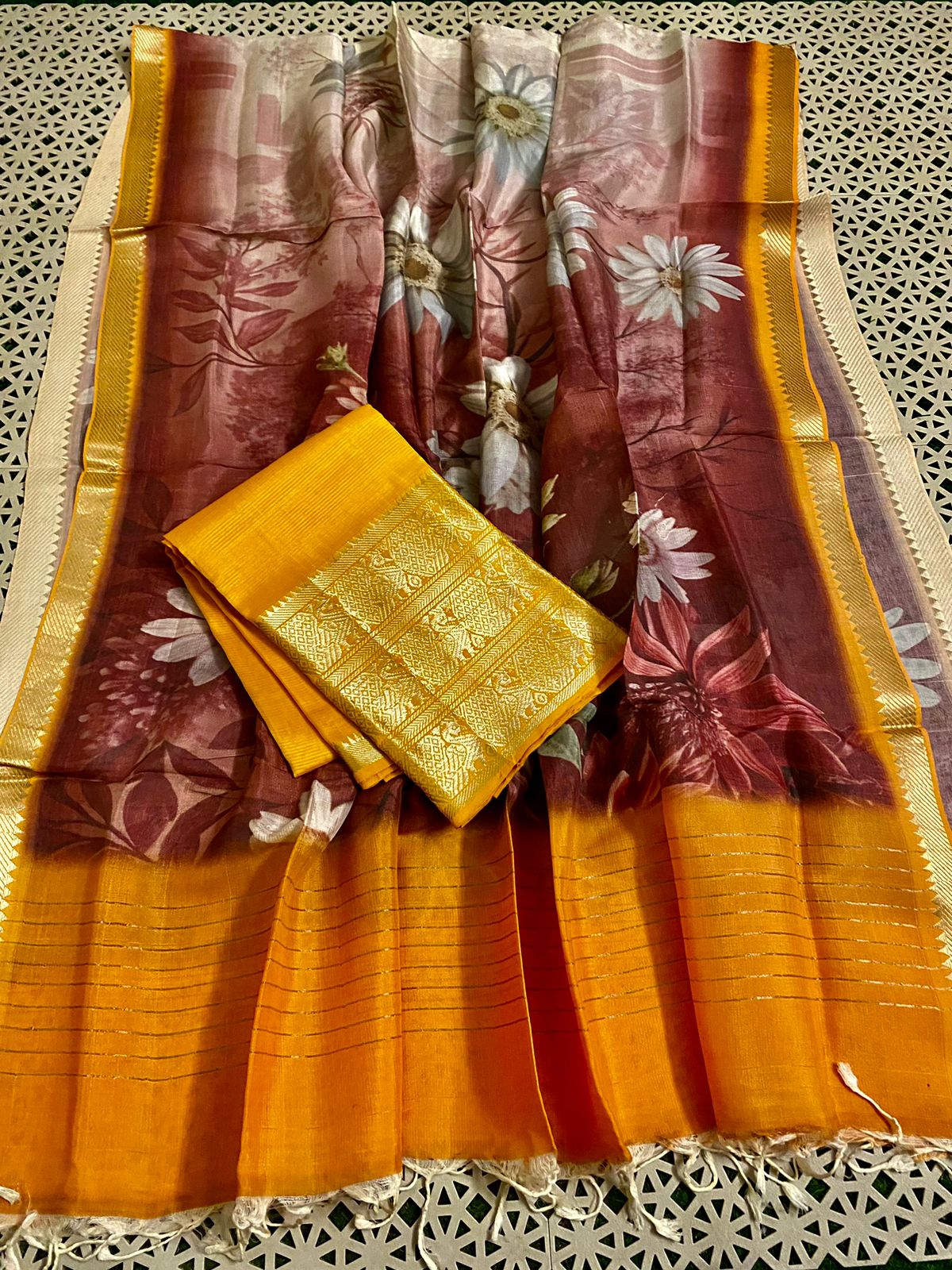 Mangalagiri pure pattu by cotton pen digital printed dress material