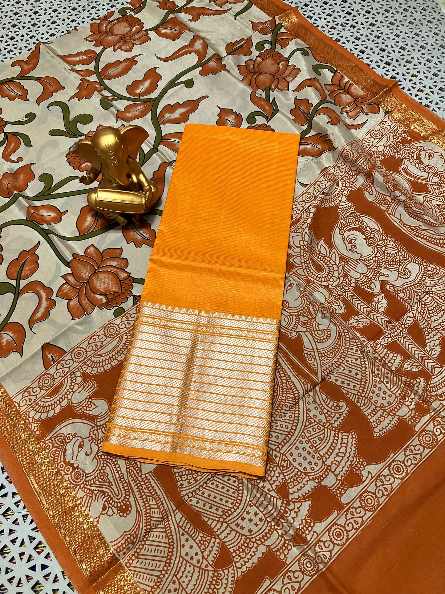 Mangalagiri Pattu by Cotton Dress Material