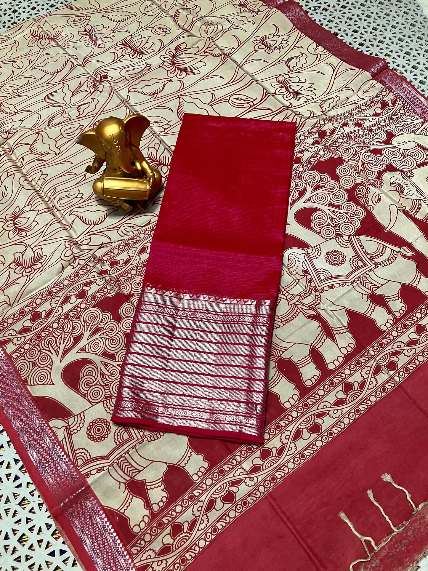 Mangalagiri Pattu by Cotton Dress Material