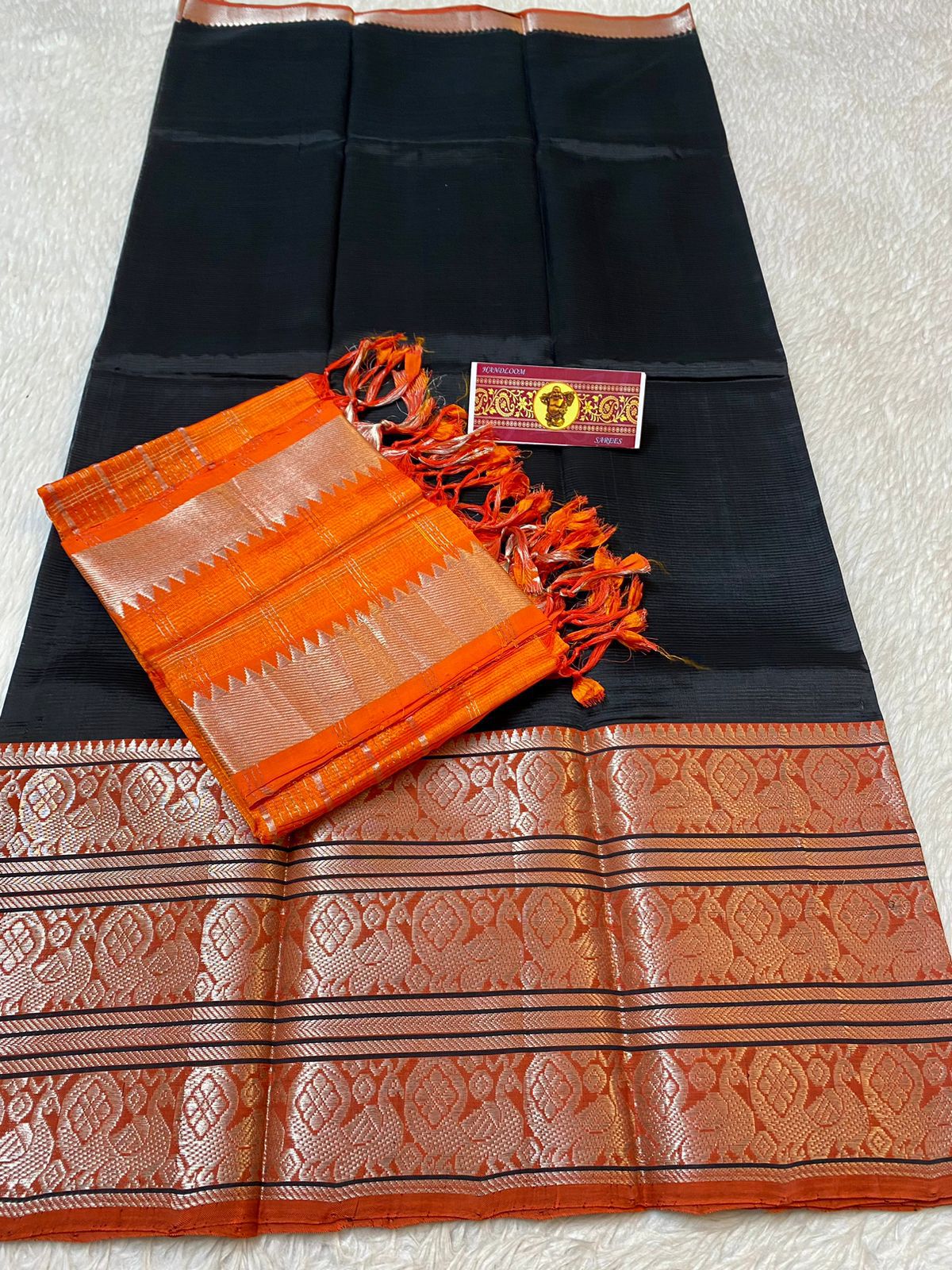 Mangalgiri pattu kanchi border plain lehenga sets