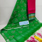 Mangalgiri pattu kanchi design border half saree material