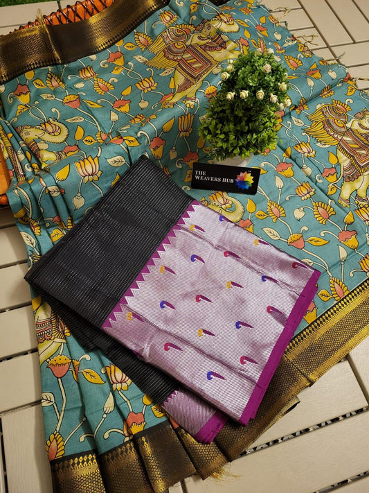 Mangalgiri pattu lehenga material