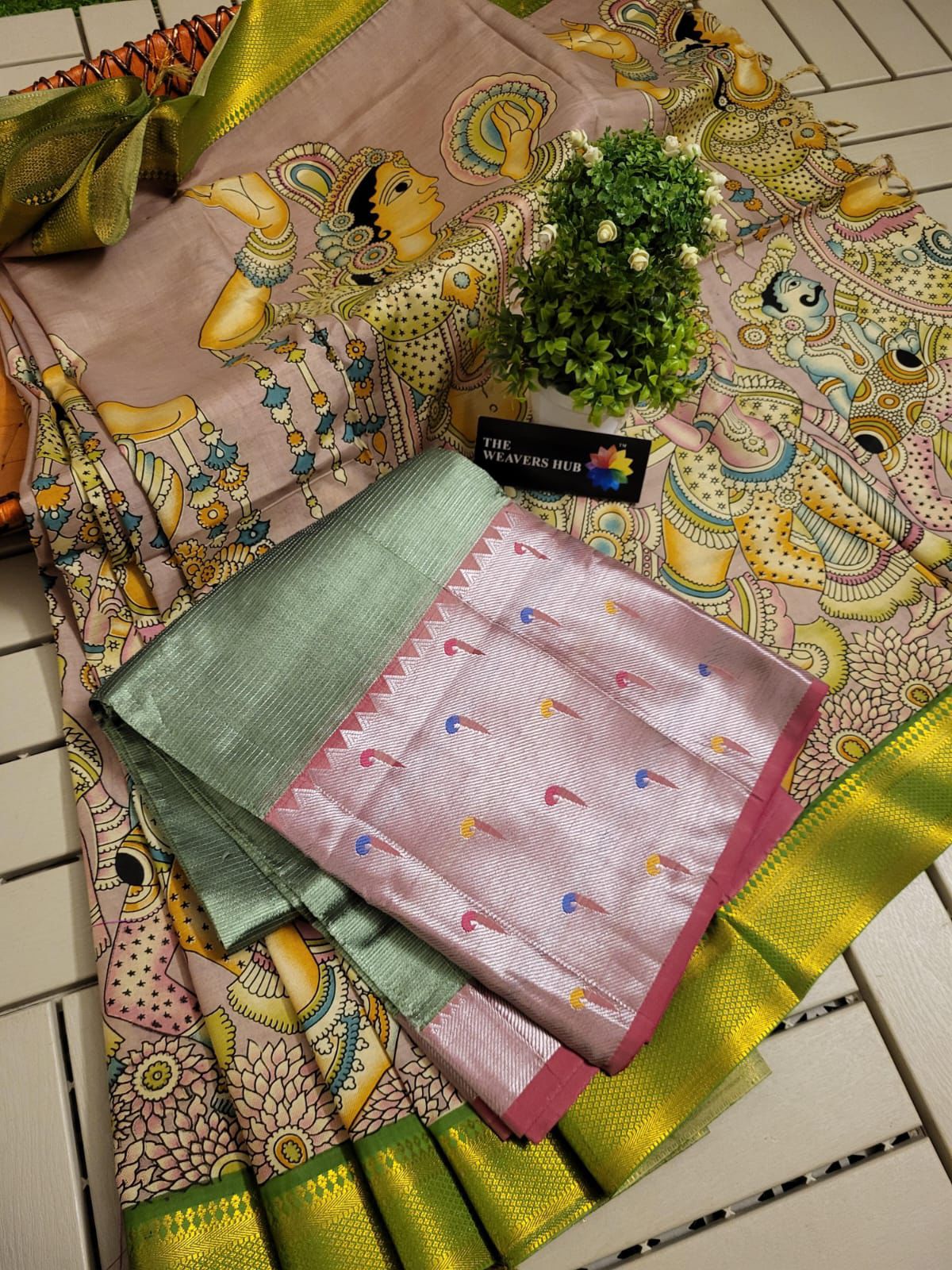 Mangalgiri pattu lehenga material