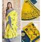 Mulmul Cotton Saree with Handblock Print