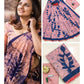 Mulmul Cotton Saree with Handblock Print