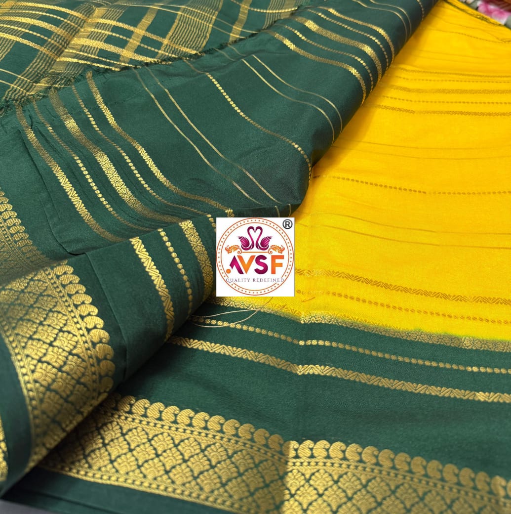 Mysore Semi Crepe Silk Saree