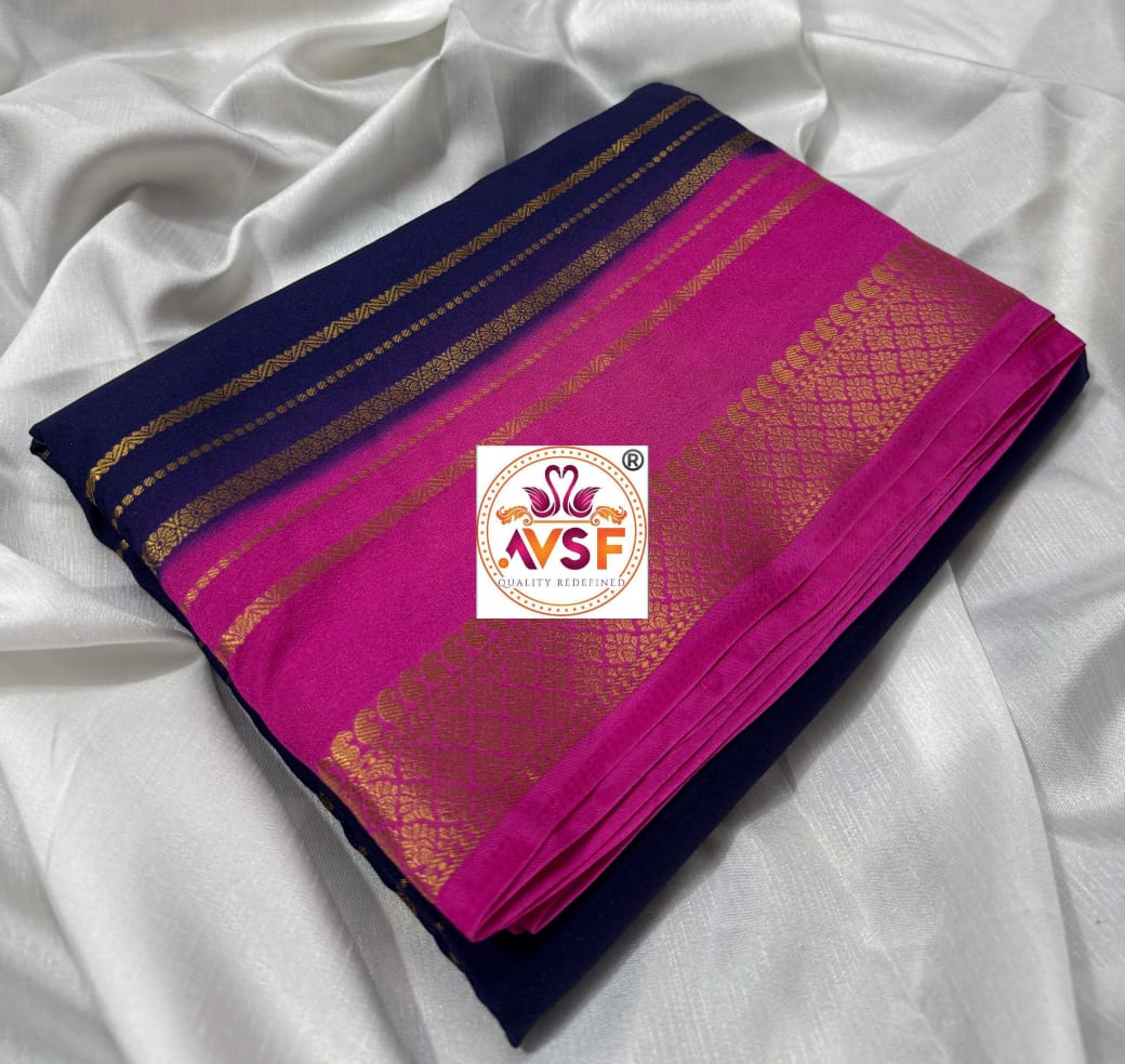 Mysore Semi Crepe Silk Saree