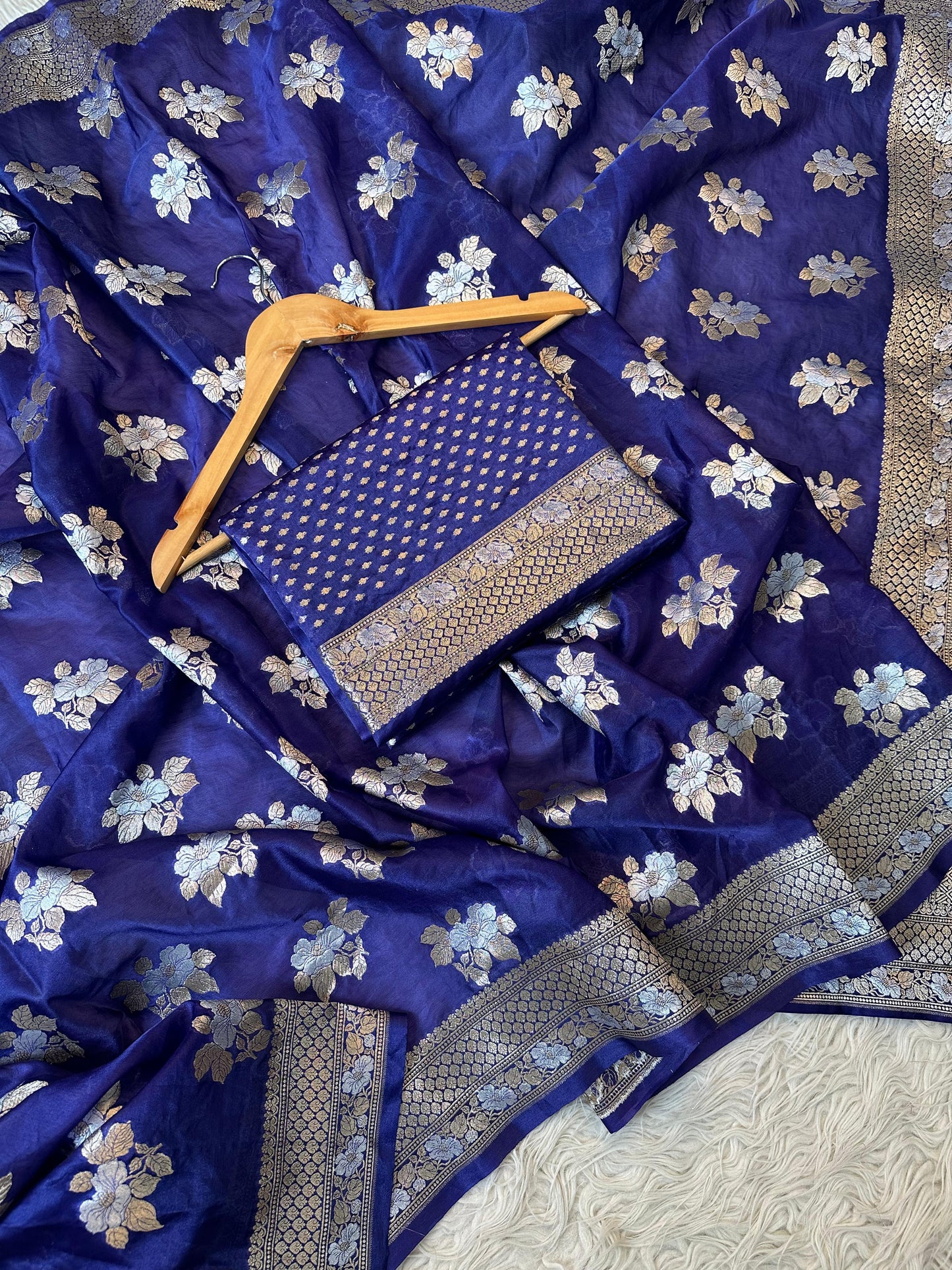 Organza banarasi saree